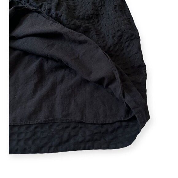 J. Crew Black Cotton sleeveles mini dress, Size L - Picture 6 of 10